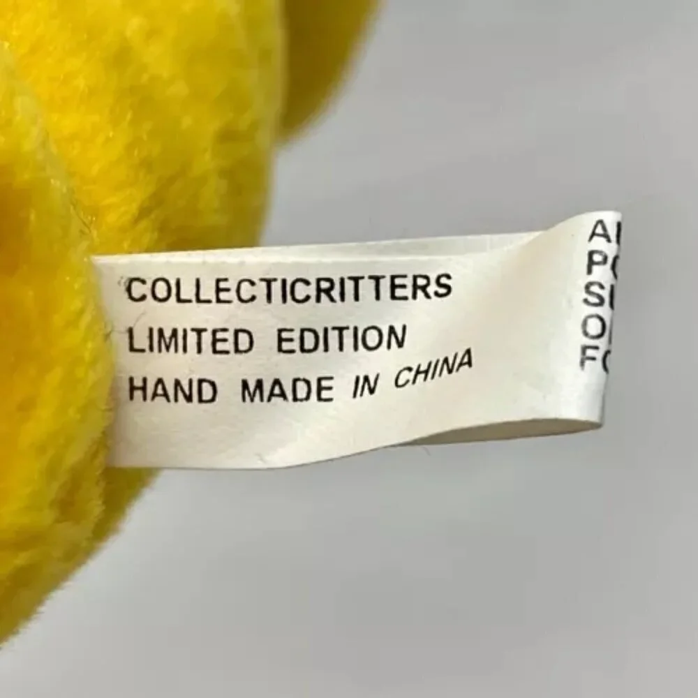 Joe Montana Signature Series Plush Bear Limited Edition 8793 Collecticritters 9”
